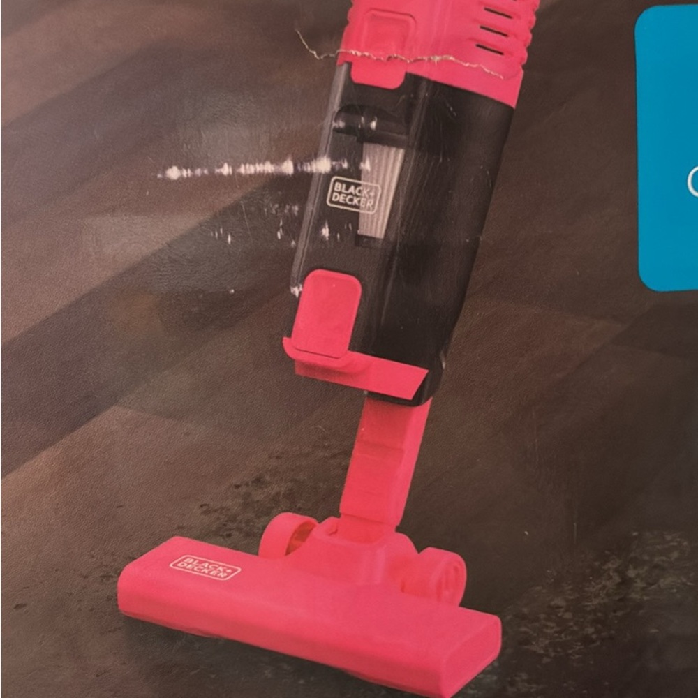 Black & Decker Pink and Black Stick Vacuum